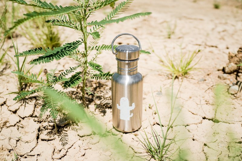 ∷仙人掌不锈钢水壶∷ / 不想借你水壶系列 - 水瓶/水壶 - 其他金属 银色