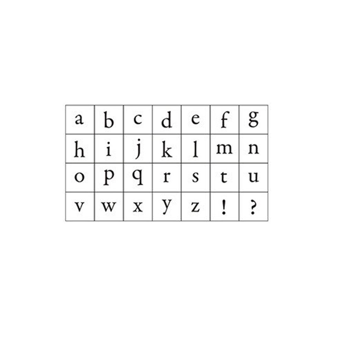 【KODOMO NO KAO】印章组系列 小写英文字母E - 插画/绘画/写字 - 木头 