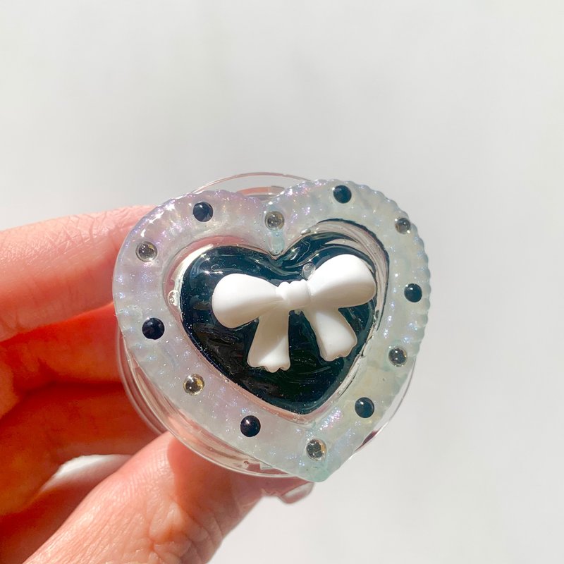 魔法少女智慧型手机握把黑 - 手机座/防尘塞 - 塑料 多色