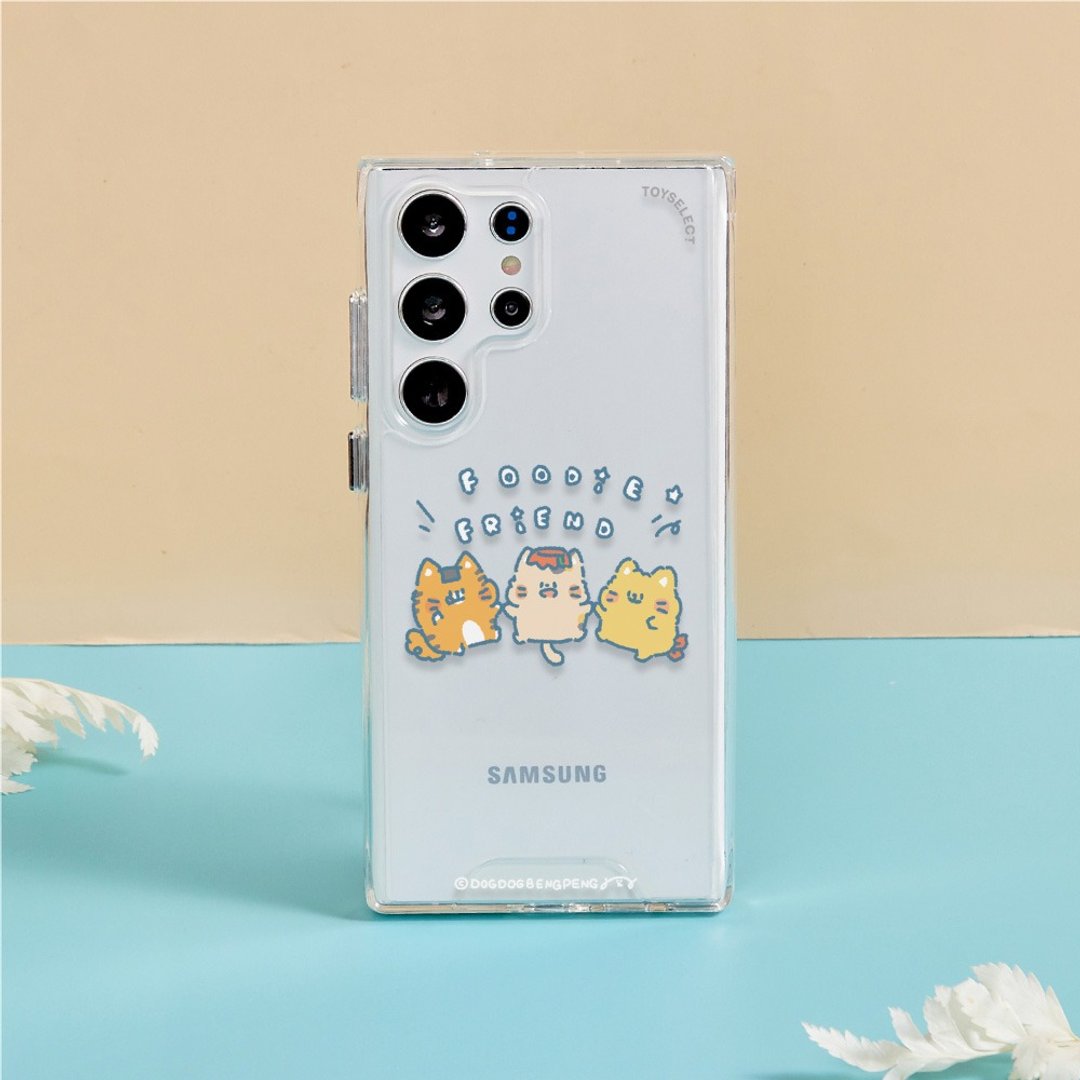 狗狗的小跳步猫咪好朋友防摔透明SAMSUNG手机壳 - 手机壳/手机套 - 塑料 多色
