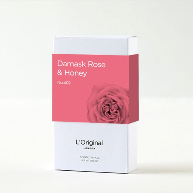 英国 L'Original 精品车用香氛补充装-大马士革玫瑰与蜂蜜 - 香薰/精油/线香 - 环保材料 粉红色