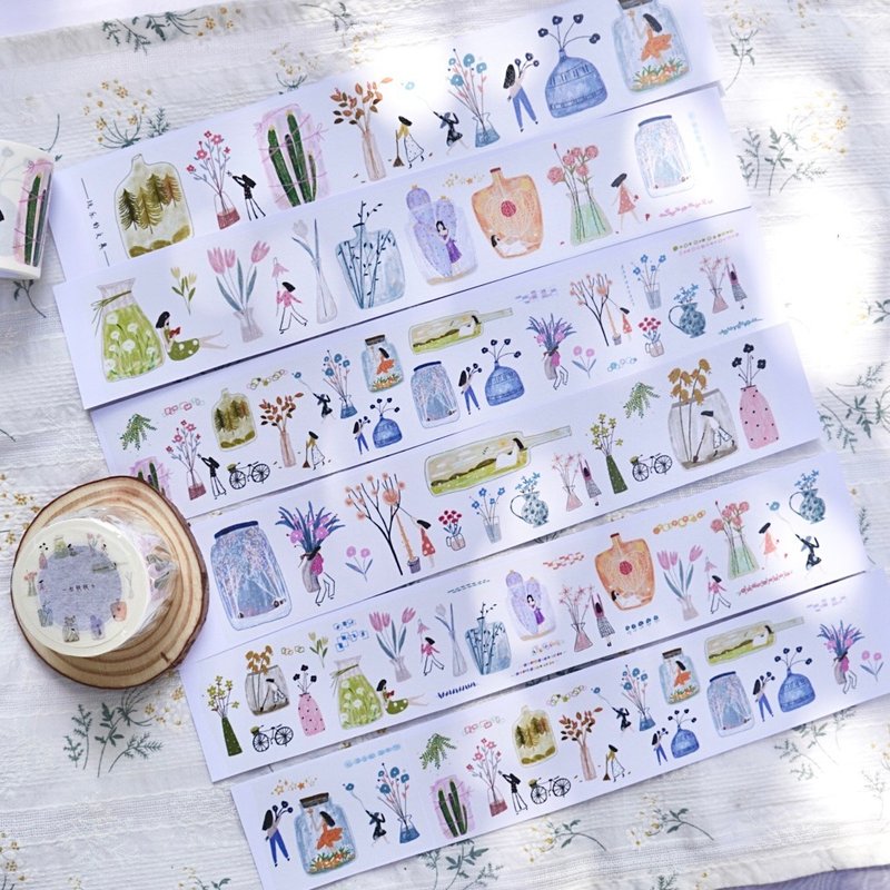 一些瓶瓶子 和纸胶带  10米卷 - 纸胶带 - 纸 