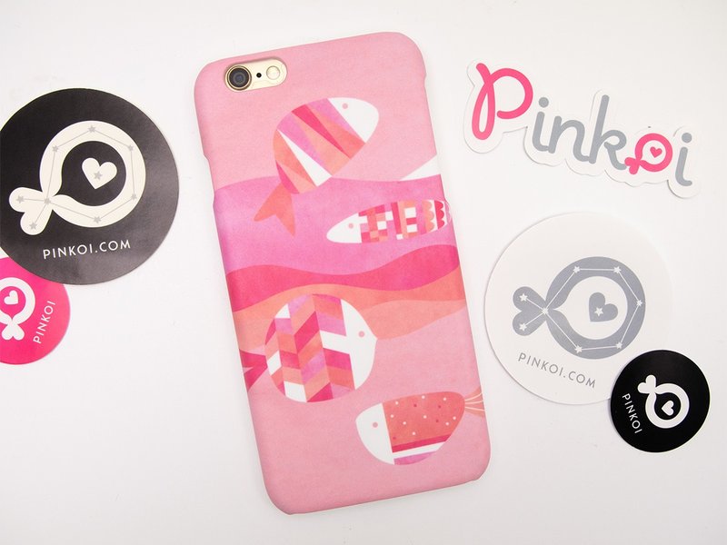 Pinkoi Fish iPhone 壳手机壳 เคสมือถือปลาชมพู - 手机壳/手机套 - 塑料 粉红色