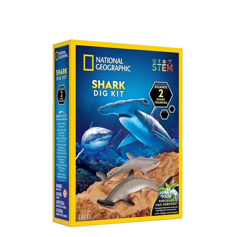 NATIONAL GEOGRAPHIC 国家地理 鲨鱼挖掘套组 - 玩具/玩偶 - 其他材质 