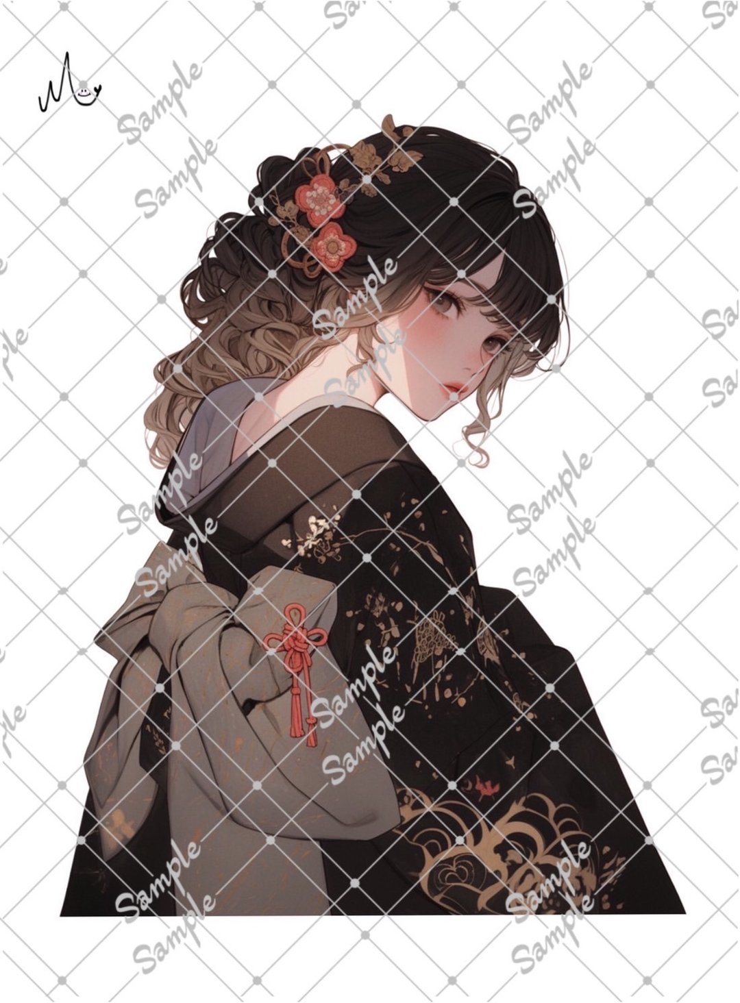 原创人物贴纸 8月新品 - 贴纸 - 纸 