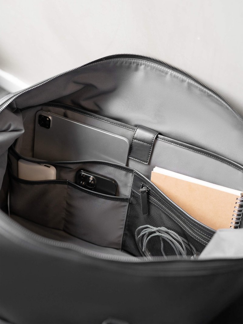 Nexus 大容量旅行包 (黑) - 手提包/手提袋 - 环保材料 黑色