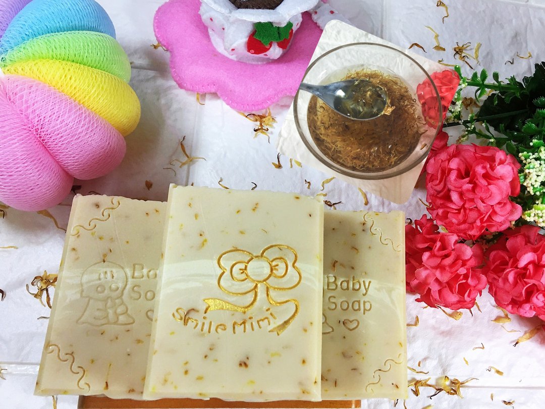 【洗脸】金盏花乳木舒敏润肤皂|花草滋润款 - 沐浴用品 - 植物．花 金色