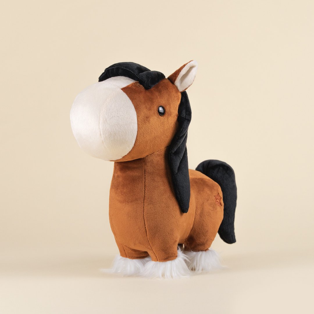 Bellzi | Clydesdale Horse 克莱兹代尔马玩偶 - 玩偶/公仔 - 其他人造纤维 咖啡色