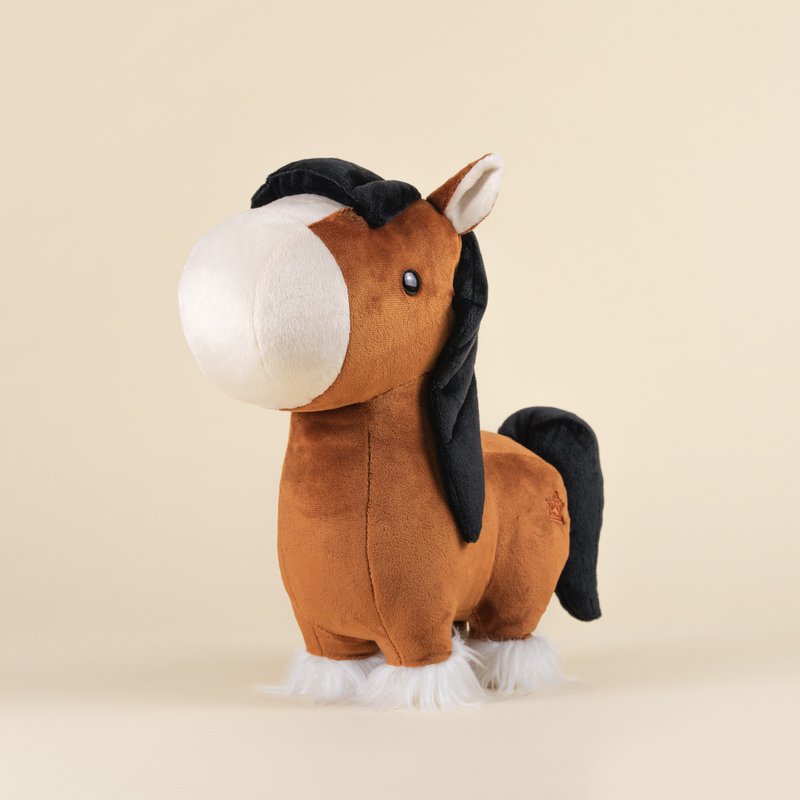 Bellzi | Clydesdale Horse 克莱兹代尔马玩偶 - 玩偶/公仔 - 其他人造纤维 咖啡色