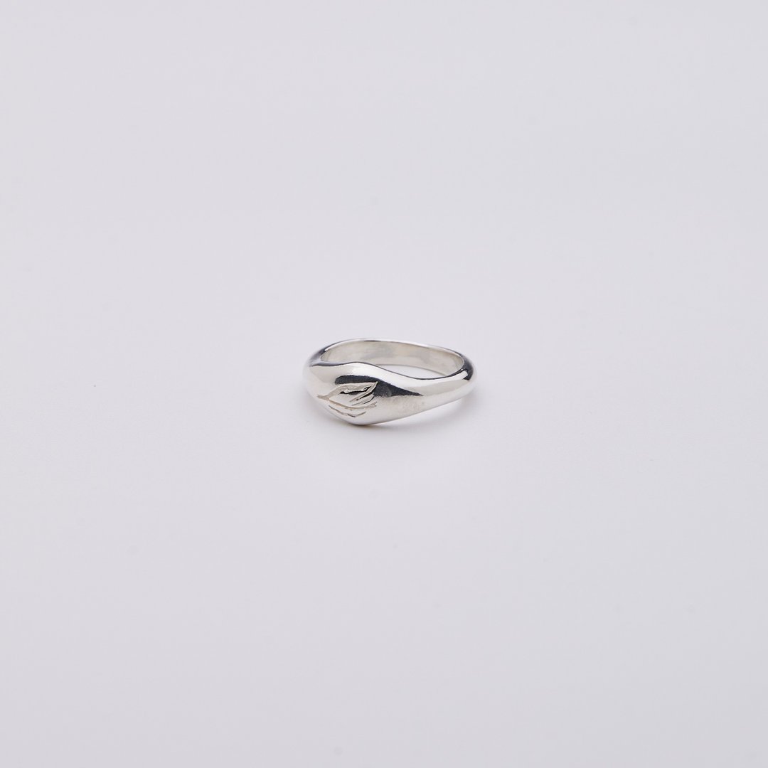 羽毛 | feather ring - 戒指 - 纯银 