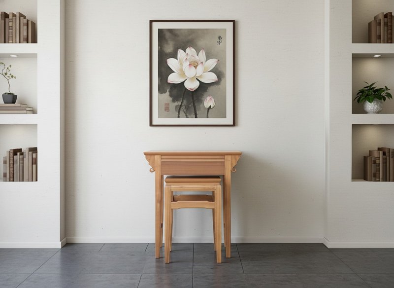 神圣设计榫卯工法制作 如意小神桌/现代神桌/玄关桌  乌心石2尺 - 其他家具 - 木头 