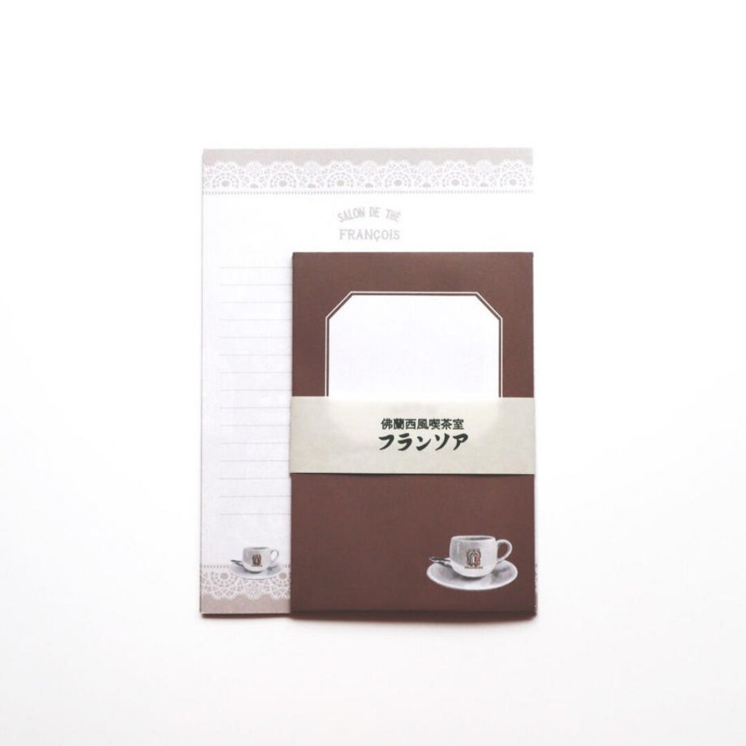 forme. (forme.) 梦游京都吃茶时光 信纸组 – Françoir 咖啡厅 - 信封/信纸 - 纸 