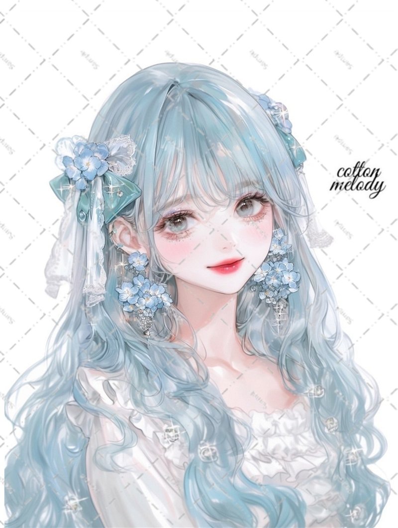 原创贴纸 no.5532 人物贴纸 原创贴纸 人物贴纸 女孩贴纸 原创人物贴纸 - 贴纸 - 纸 