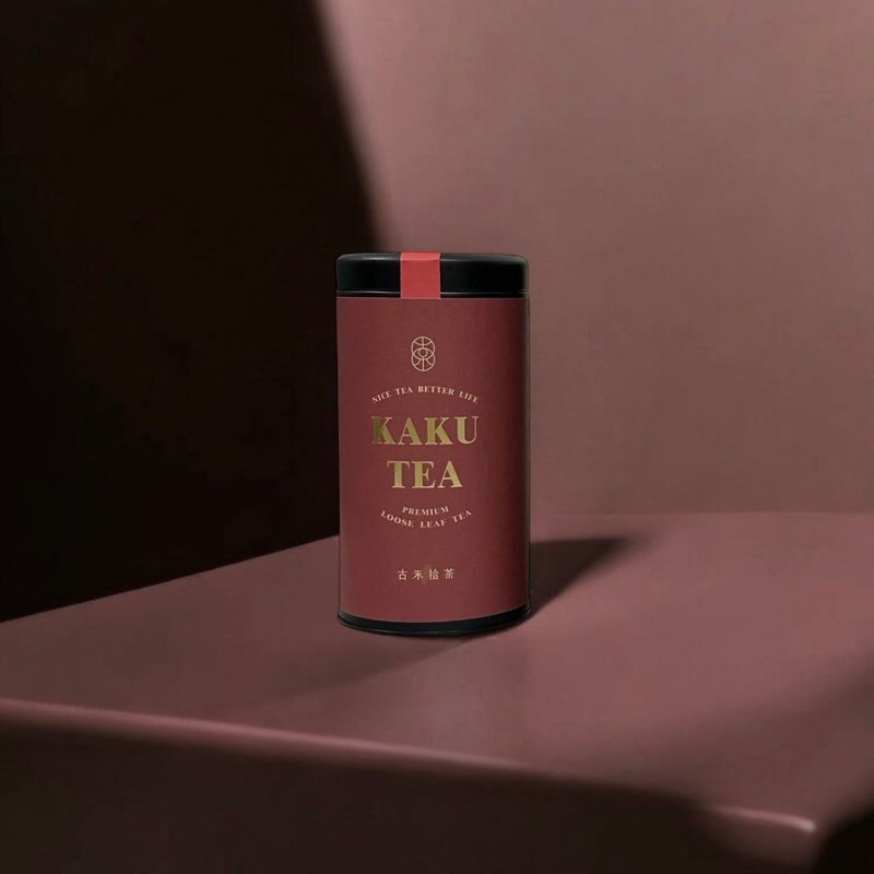 【 玉露 红韵红茶 】 柚香果香红茶 (50g) 台湾原叶茶 精致铁罐 - 茶 - 其他材质 红色