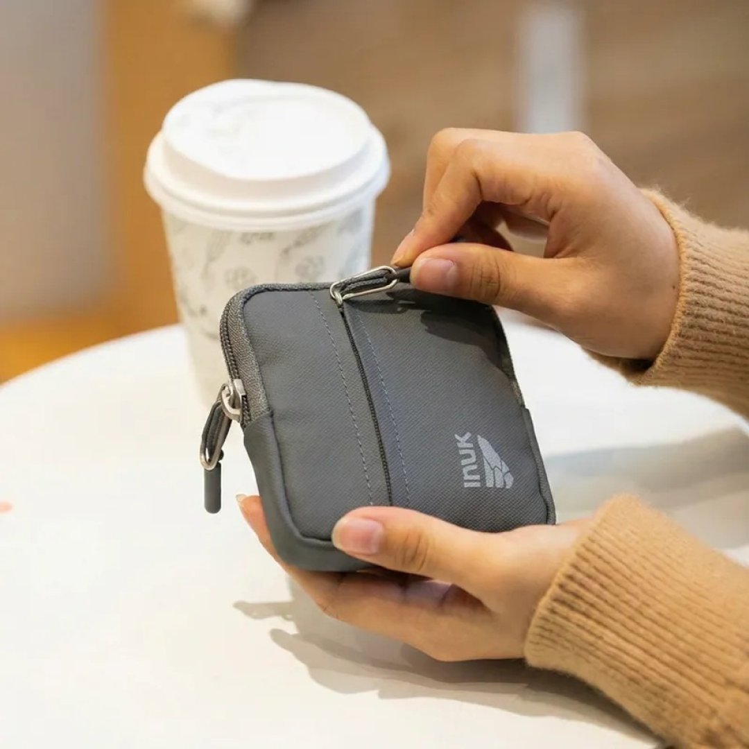 全境防水 口袋零钱包  Water_Shed Coin Purse 碳素灰 - 零钱包 - 环保材料 灰色