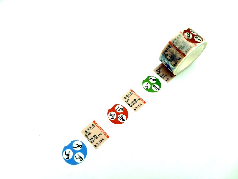 彩票元素表纸胶带(Periodic table) - 纸胶带 - 纸 