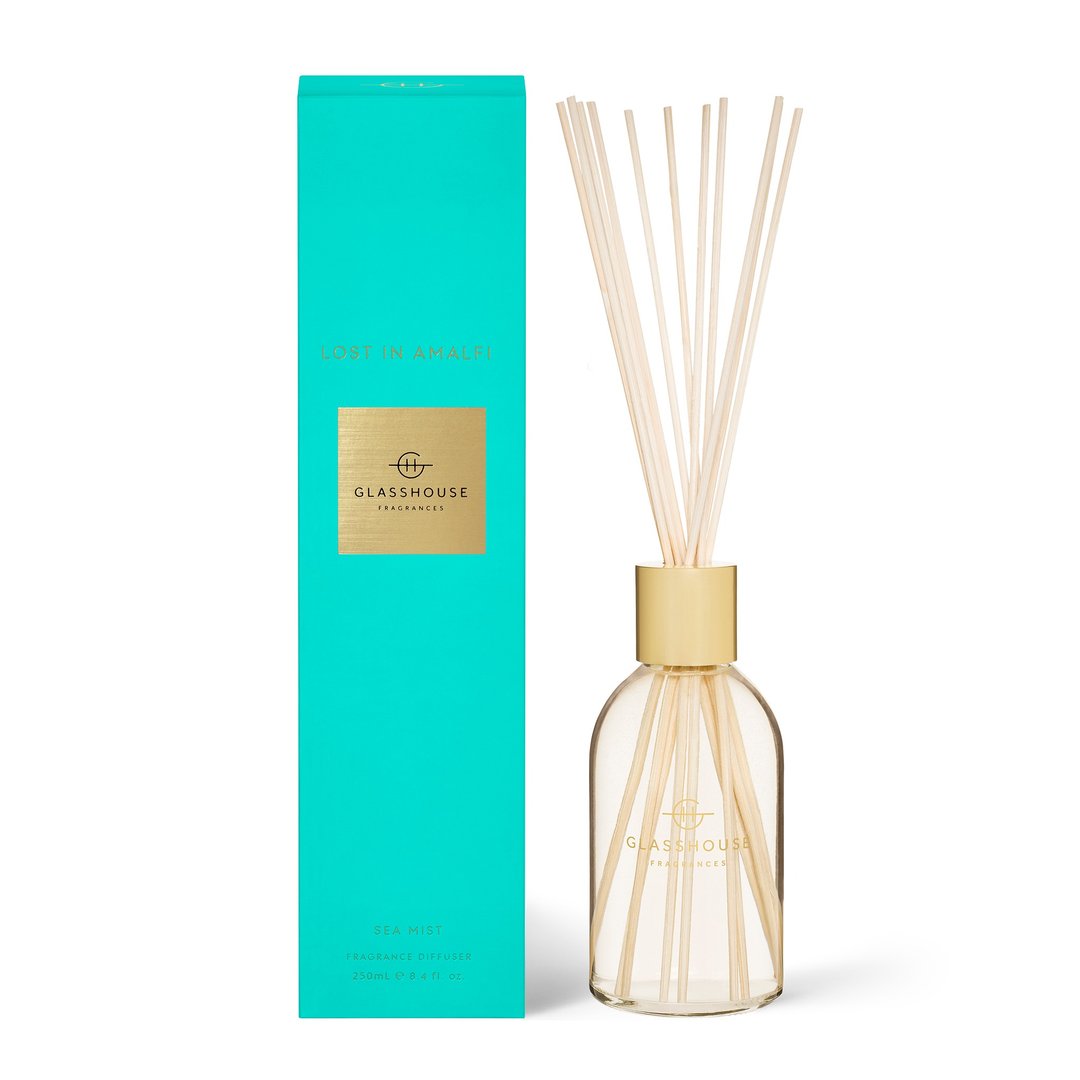 澳洲GLASSHOUSE 阿马尔菲海雾 扩香瓶250ml - 香薰/精油/线香 - 其他材质 绿色