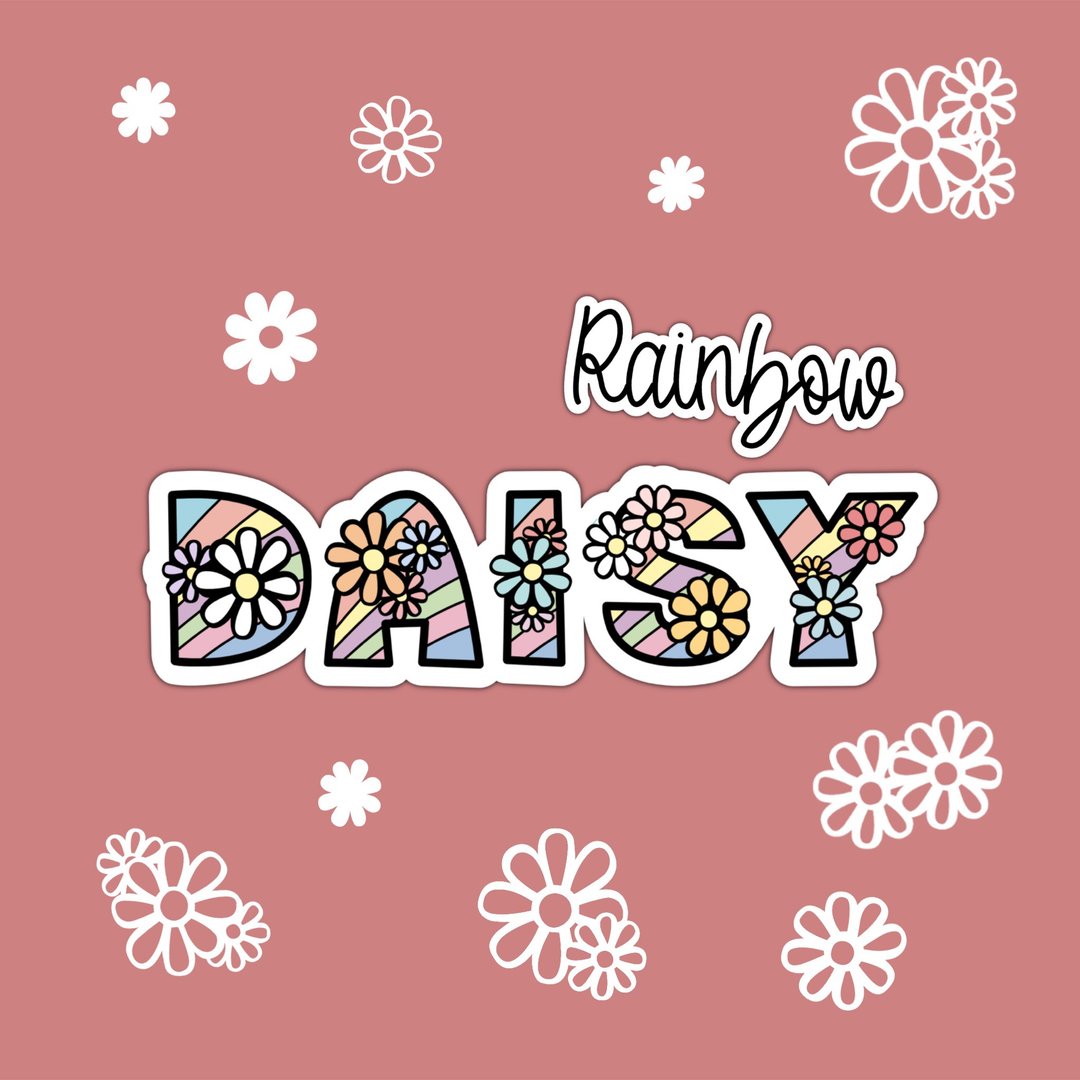 Daisy Rainbow Font OTF TTF - 字体设计 - 其他材质 