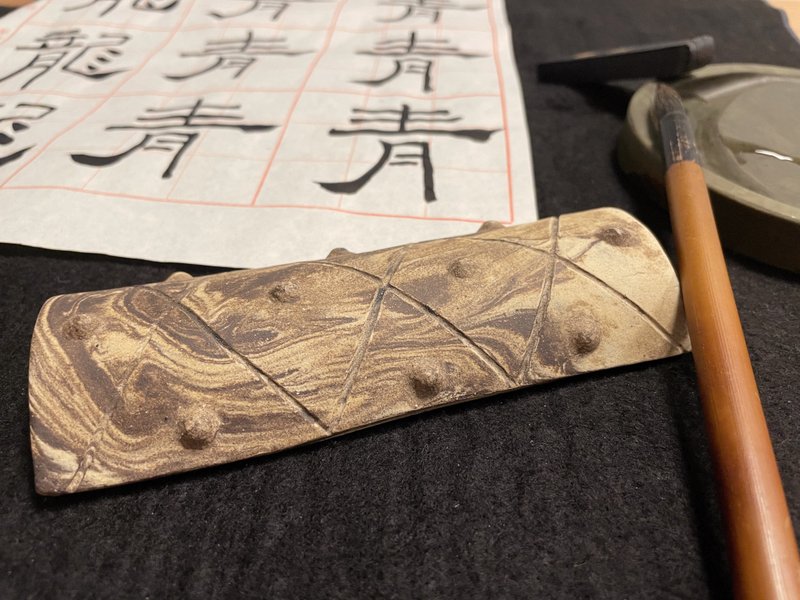 战甲茶则│臂搁。时尚老灵魂。喻意文武双全。活出理想的自己 - 茶具/茶杯 - 陶 黑色