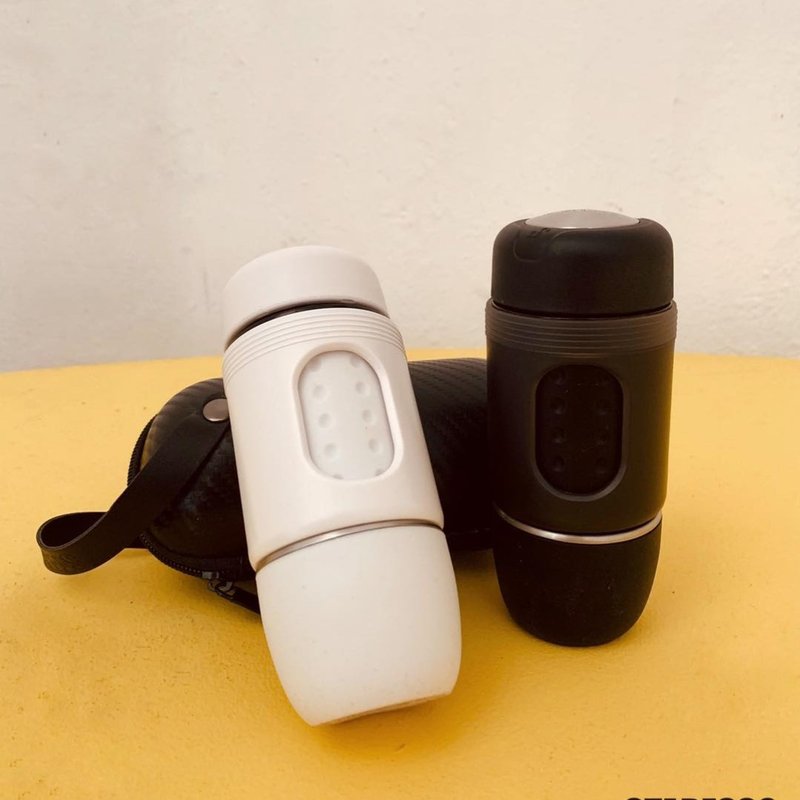 【新款.户外.便擕.】STARESSO 迷你便携手压式浓缩咖啡机 - 咖啡壶/周边 - 其他材质 黑色