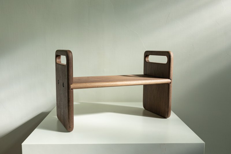 嘟嘟椅  无棍端安全设计,  儿童穿鞋椅 , 小孩椅 , 可定制长宽高 - 儿童家具 - 木头 白色