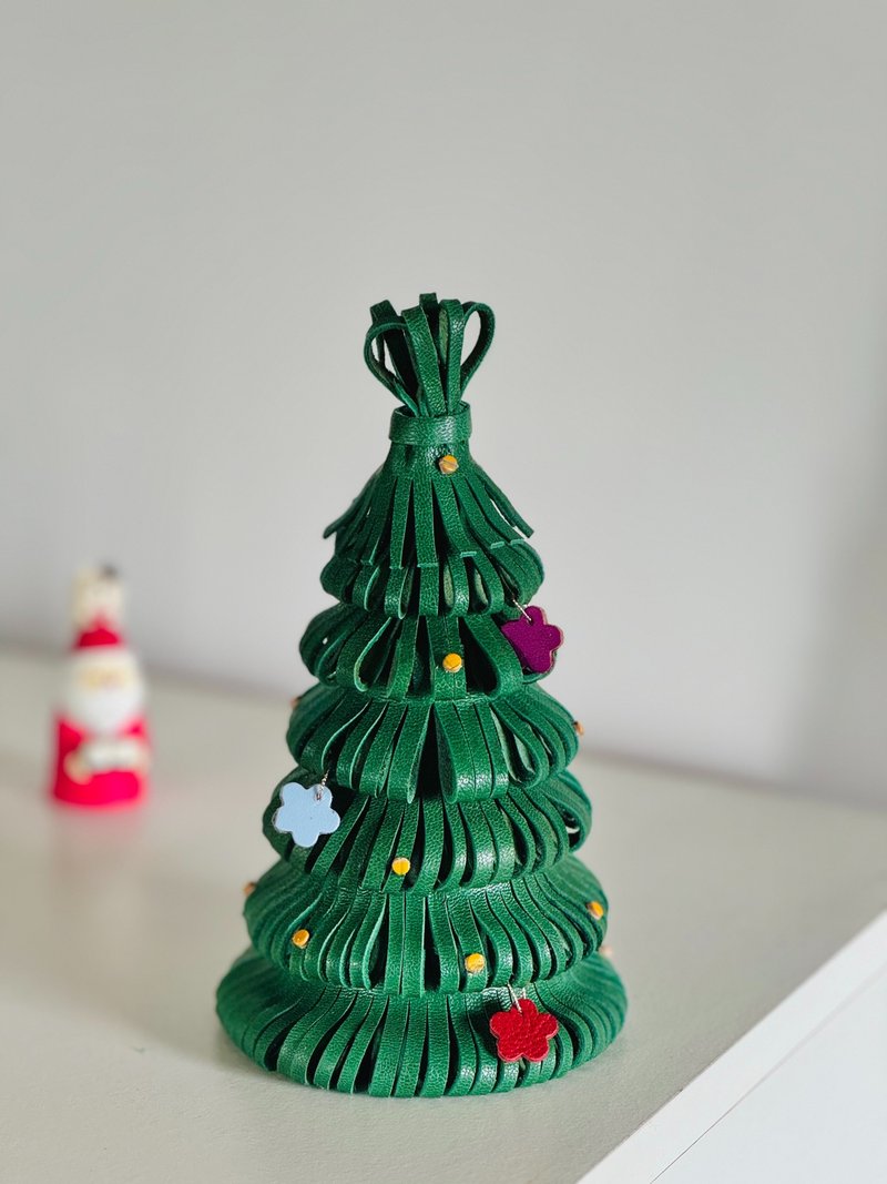 20cm 全真皮圣诞树 #TOGO小牛皮 - 其他 - 真皮 绿色