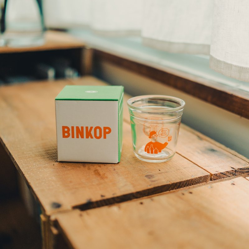 【数量有限】CRAFT COLA hour × BINKOP 原创玻璃杯 - 玻璃杯 - 玻璃 蓝色