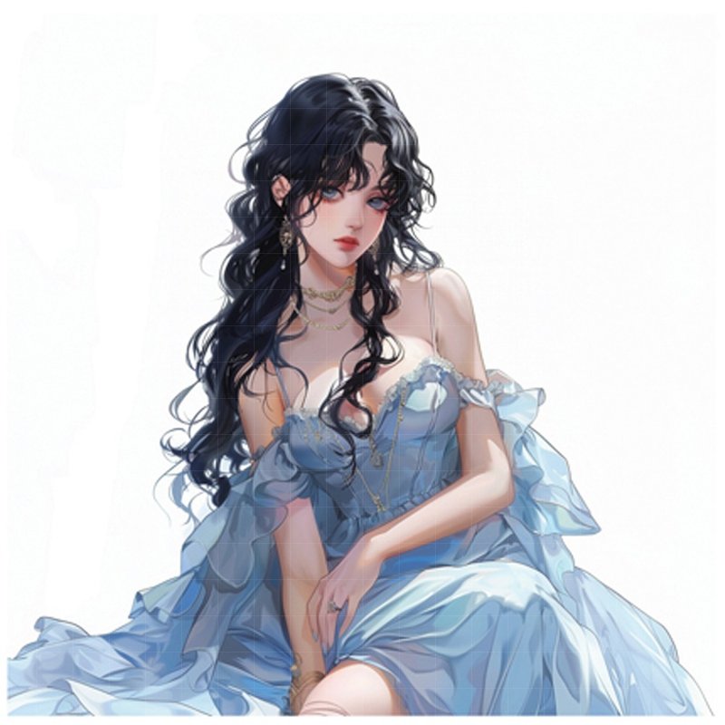 原创贴纸 人物贴纸 女孩插画贴纸 0003 nakwon atelier - 贴纸 - 纸 