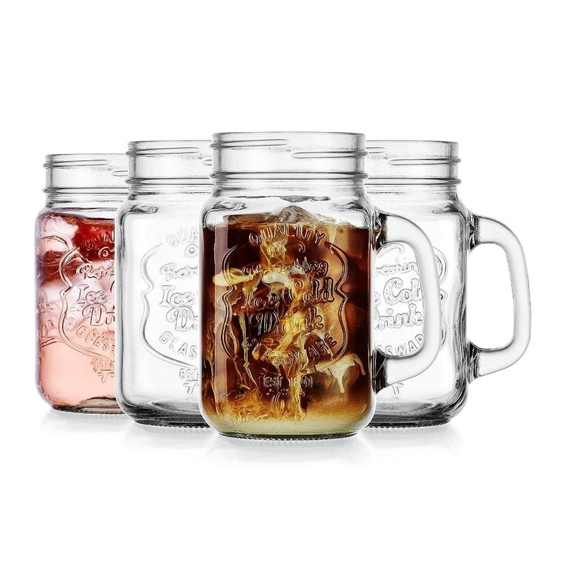 WildJar 梅森罐 500ml 窄口梅森马克杯/环保杯 - 其他 - 玻璃 透明