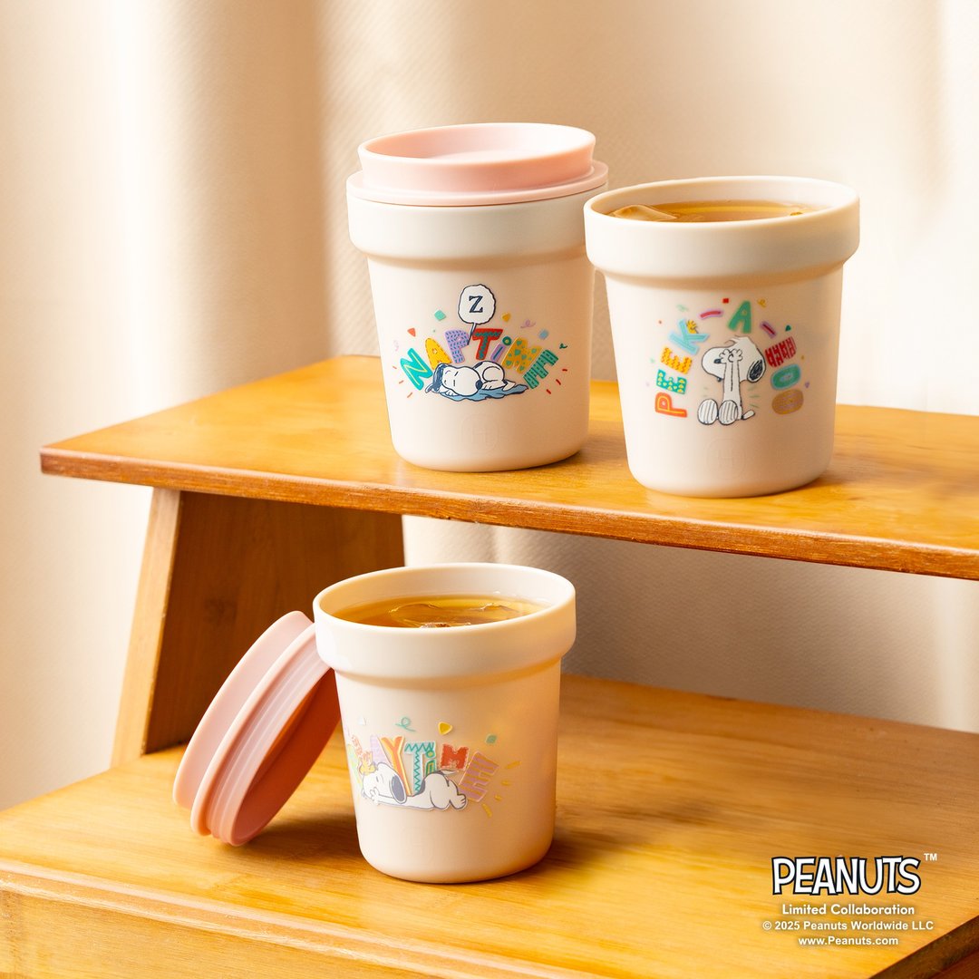 【Pinkoi x SNOOPY】HYDY 390ml 派对杯 3 入组 - 粉色派对 - 其他杯子 - 塑料 粉红色