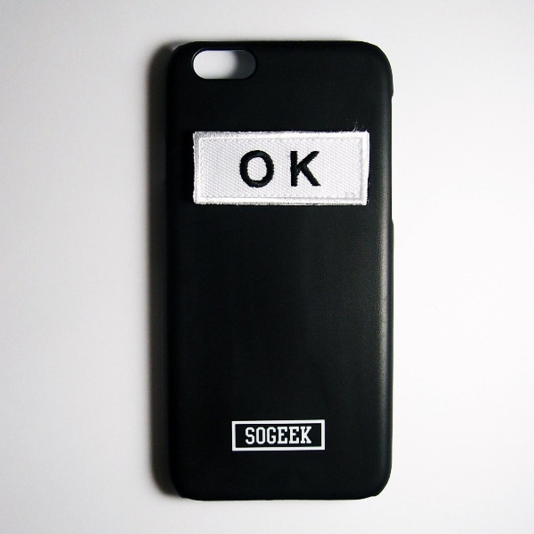 SO GEEK 手机壳设计品牌 THE NAME TAG GEEK 名牌定制款(BLACK) - 手机壳/手机套 - 塑料 黑色