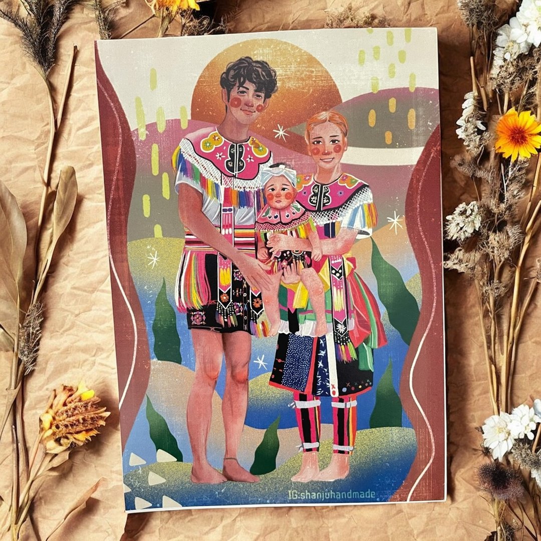 【我们结婚吧!】数位版婚卡插画风格似颜绘设计 - 电子手绘真人画像/绘画/插画 - 其他材质 