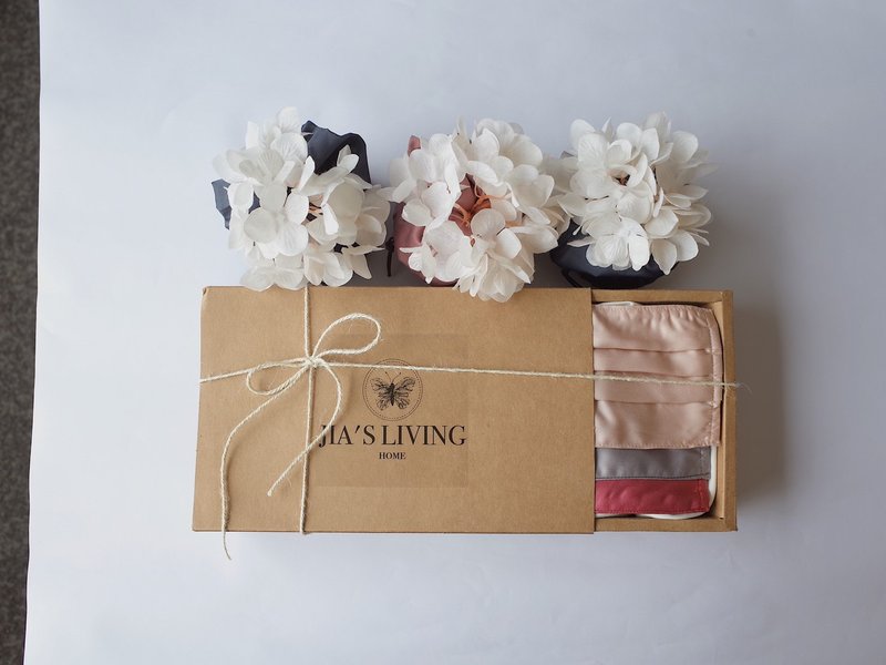 100%莱塞尔天丝抗菌口罩保护套-成人/儿童款 - 口罩 - 丝．绢 