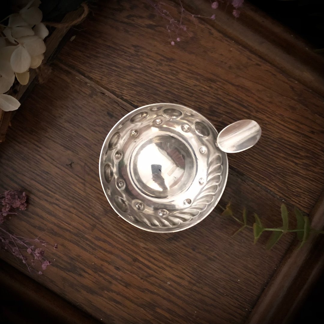 法国镀银品酒杯/试酒器/wine taster cup-C款 - 酒杯/酒器 - 银 透明