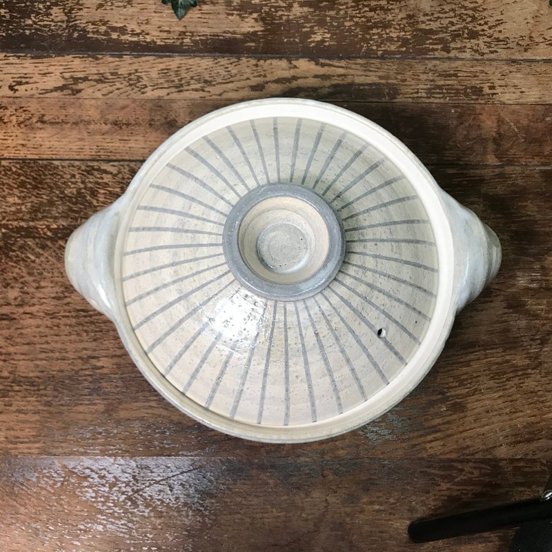 日本长谷园伊贺烧 伊贺烧利休十草陶锅土锅1-2人(800ml) - 锅具/烤盘 - 陶 咖啡色