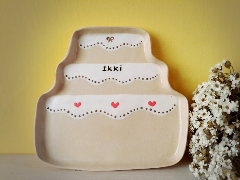 生日快乐 (加名字或纪念日期款) - 花瓶/陶器 - 其他材质 咖啡色