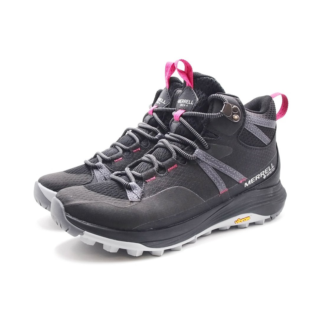 MERRELL(女)SIREN 4 MID GORE-TEX中高筒郊山健行鞋 女鞋-黑桃 - 女款运动鞋/球鞋 - 防水材质 