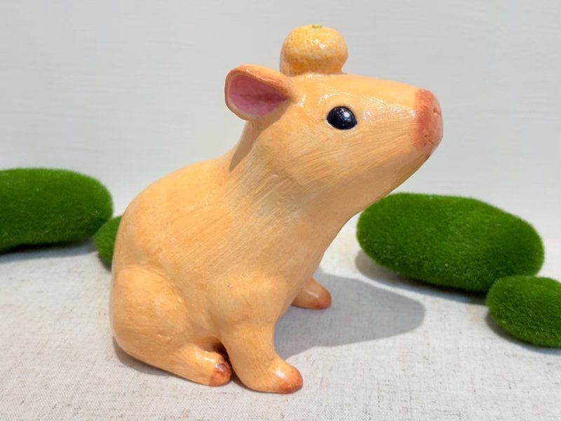 卡比巴拉水豚 - 摆饰 - 陶 橘色
