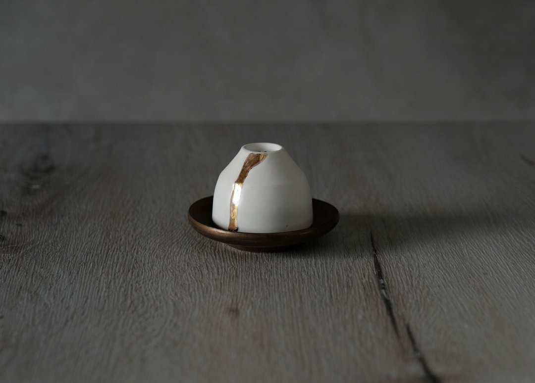 鎏金_杯碟组 - 茶具/茶杯 - 瓷 白色