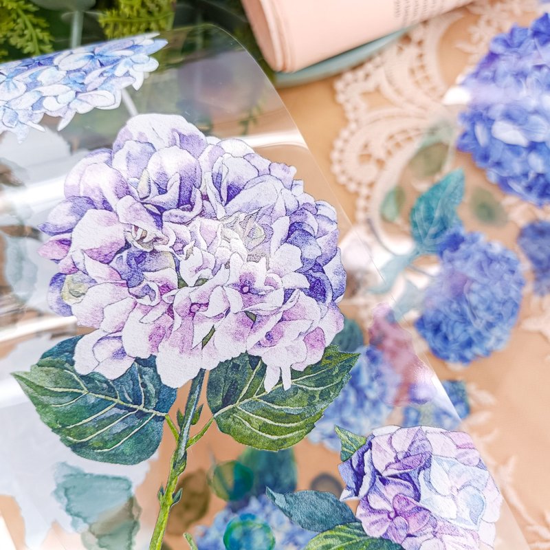 繡球花 / 裝飾膠帶 - 纸胶带 - 塑料 多色