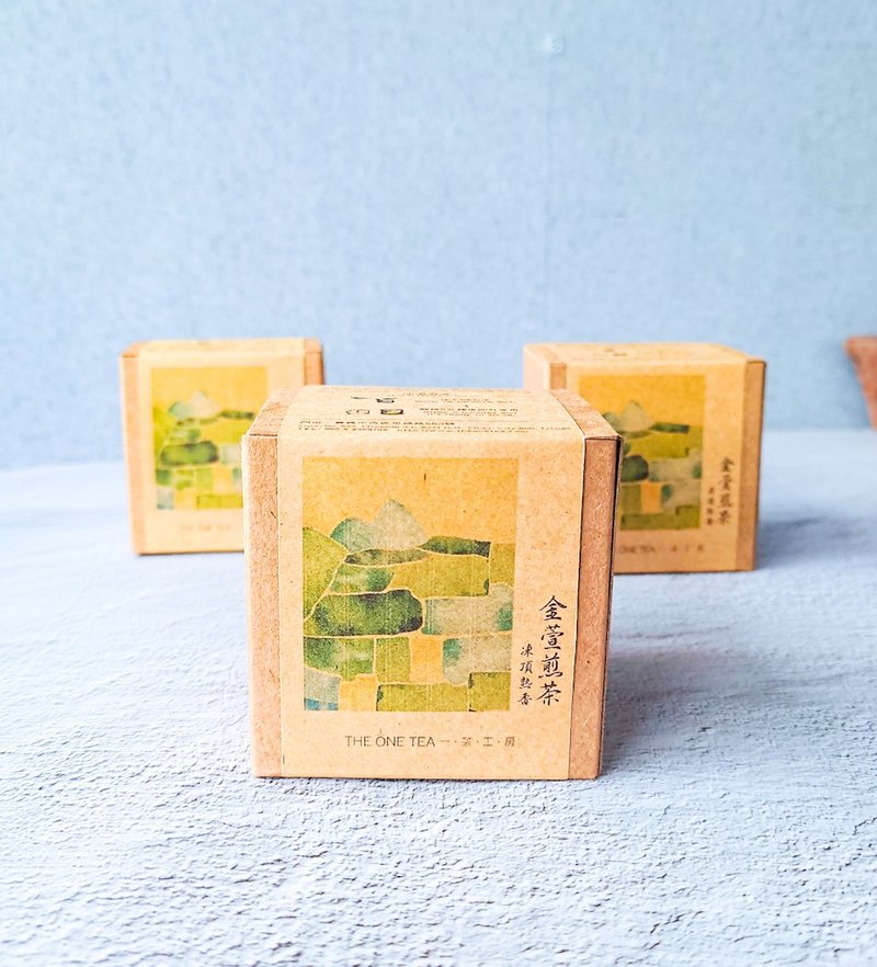 金萱煎茶原叶茶包 - 茶 - 纸 卡其色