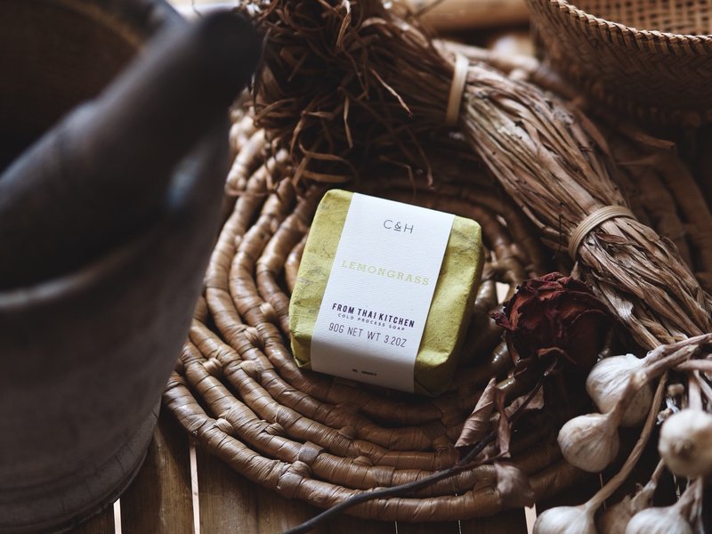 FROM THAI KITCHEN SOAP - 90g Lemongrass - 肥皂/手工皂 - 其他材质 