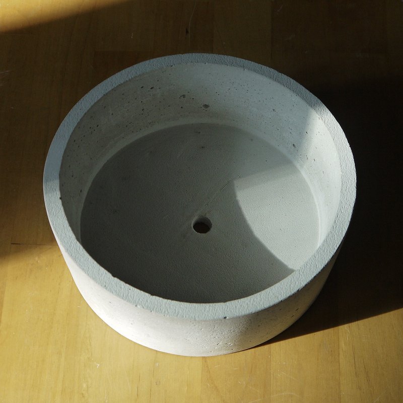 水泥圆花器 - 植栽/盆栽 - 水泥 