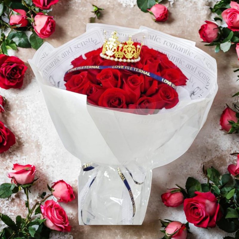 爱你一生一世花束 (玫瑰50支) (GF00336) - 植栽/盆栽 - 植物．花 