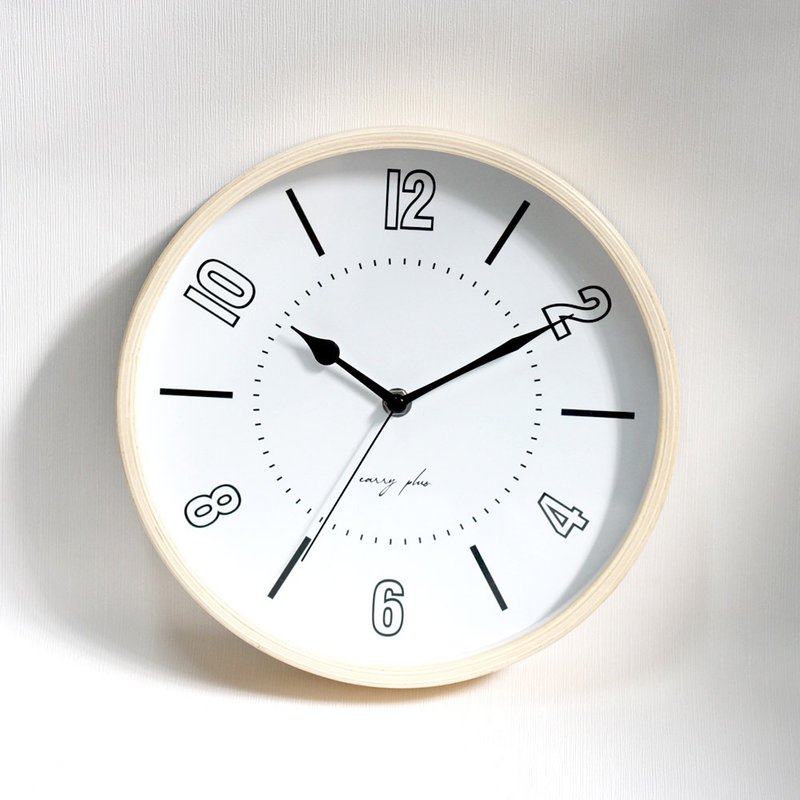 CarryPlus 曲木框挂钟时钟 - 经典时刻 (静音时钟/台湾制造) - 时钟/闹钟 - 木头 咖啡色