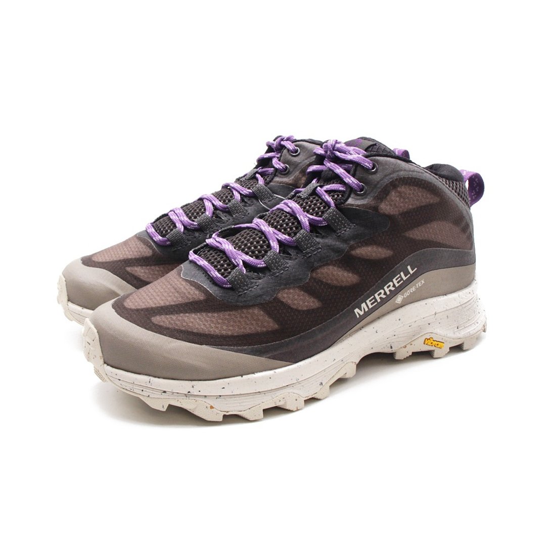MERRELL(女)Moab Speed Mid GTX防水中低筒健行运动鞋 女鞋-紫灰 - 女款运动鞋/球鞋 - 防水材质 
