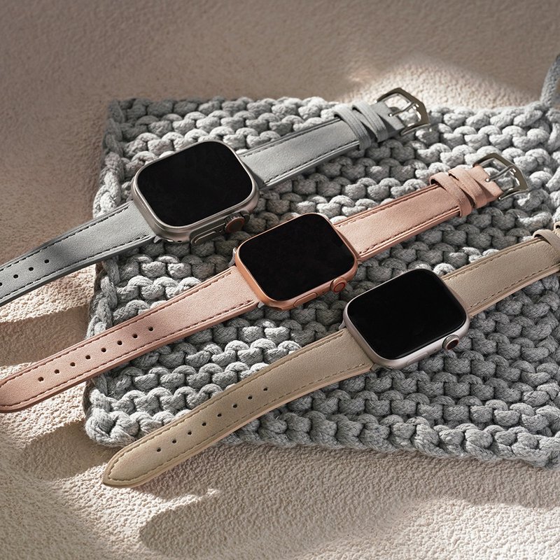 Apple watch - 【11.Nov莫兰迪】  真皮 - 表带 - 真皮 