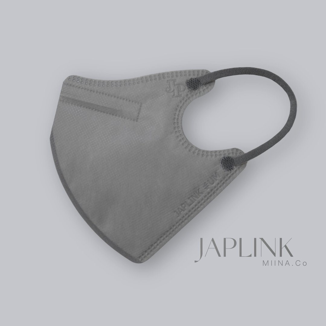 【标准】JAPLINK HEPA 高科技水驻极 立体医疗口罩-银雾灰 - 口罩 - 聚酯纤维 灰色