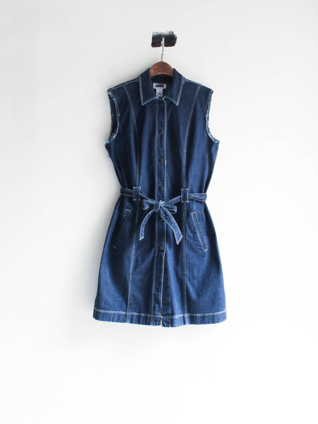 河水山 - 长崎黑蓝色青涩日志梦游园 古董连身丹宁短裤 overalls oversize vintage - 其他 - 棉 蓝色