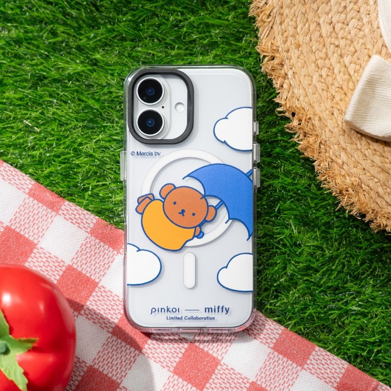 【Pinkoi x miffy70周年】Clear Magsafe兼容透明手机壳-波波飞了 - 手机壳/手机套 - 塑料 透明